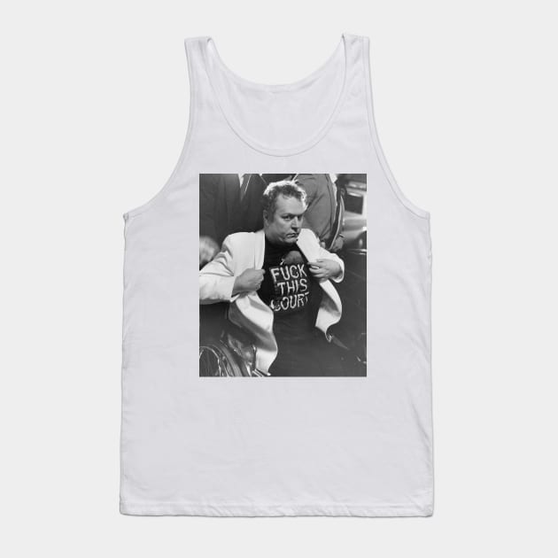 Larry Flynt "FUCK THIS COURT" Tank Top by Gemini Chronicles